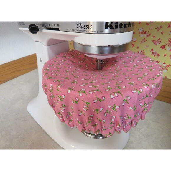 Kitchenaid Bowl Cover, Reversible Strawberries and Red Gingham - Picture 6 of 6